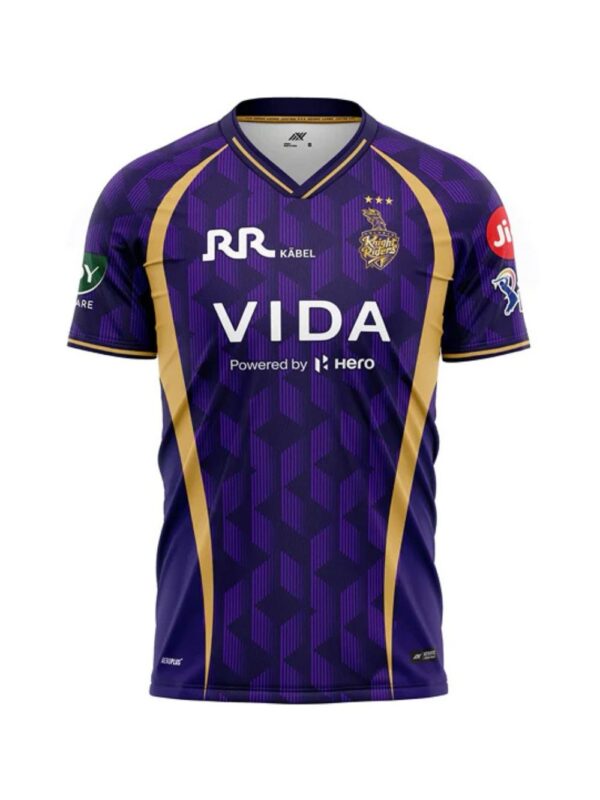 KKR Jersey 2025 with Customized with Name and Number